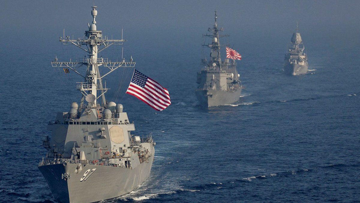 Australian Navy joins US, Japanese counterparts for Indian Ocean